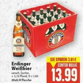 E-Center Erdinger Weißbier Angebot