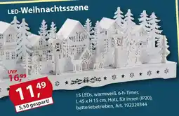 Sonderpreis Baumarkt LED-Weihnachtsszene Angebot