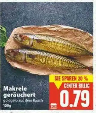 E-Center Makrele Geräuchert Angebot