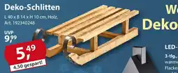 Sonderpreis Baumarkt Deko-Schlitten Angebot