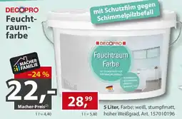 Sonderpreis Baumarkt DECO PRO Feuchtraum-Farbe Angebot