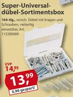 Sonderpreis Baumarkt Super-Universaldübel Sortimentsbox Angebot