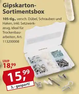Sonderpreis Baumarkt Gipskarton-Sortimentsbox Angebot