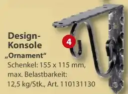 Sonderpreis Baumarkt Design-Konsole "Ornament" Angebot