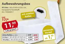 Sonderpreis Baumarkt Aufbewahrungsbox Angebot