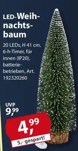 Sonderpreis Baumarkt LED-Weihnachtsbaum Angebot