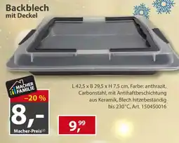 Sonderpreis Baumarkt Backblech mit Deckel Angebot
