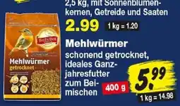 Repo Markt Bird's Best Mehlwürmer getrocknet Angebot