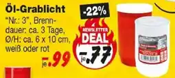 Repo Markt Öl-Grablicht Angebot