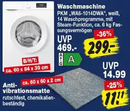 Repo Markt Waschmaschine PKM „WA6-1014DWA“ Angebot