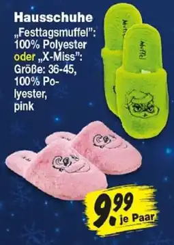 Repo Markt Hausschuhe Angebot