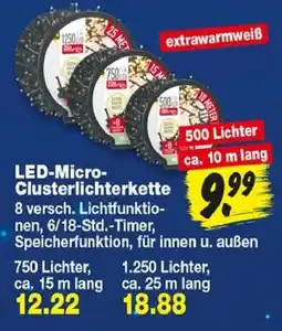 Repo Markt LED-Micro-Clusterlichterkette Angebot