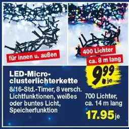 Repo Markt LED-Micro-clusterlichterkette Angebot
