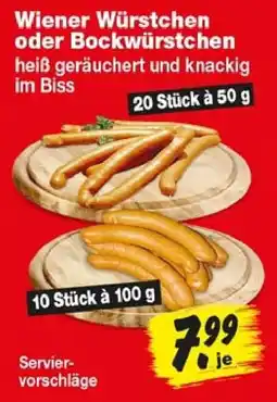 Repo Markt Wiener Würstchen oder Bockwürstchen Angebot