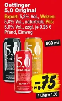 Repo Markt Oettinger 5,0 Original Angebot