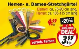 Repo Markt Herren- u. Damen-Stretchgürtel Angebot