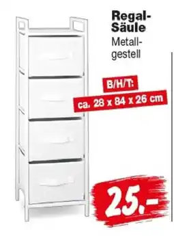 Repo Markt Regal-Säule Metall-gestell Angebot