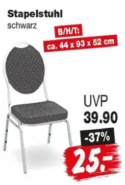Repo Markt Stapelstuhl schwarz Angebot