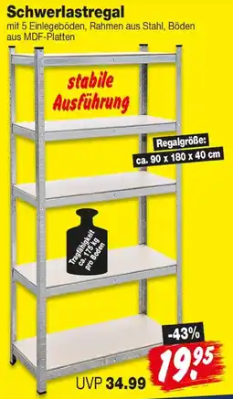 Repo Markt Schwerlastregal Angebot