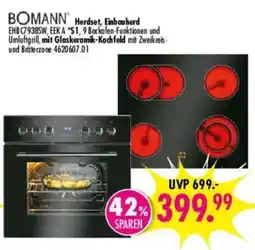 Möbel Boss BOMANN Herdset, Einbauherd Angebot