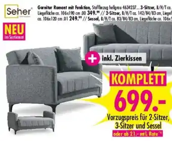 Seher Garnitur Romont mit Funktion