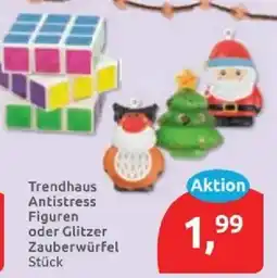 Budni Trendhaus Antistress Figuren oder Glitzer Zauberwürfel Angebot