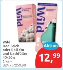 Budni Wild Deo-Stick oder Roll-On Angebot