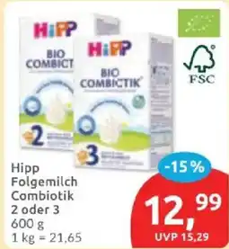 Budni Hipp Folgemilch Combiotik Angebot