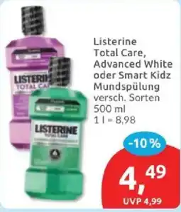 Budni Listerine Mundspülung Angebot