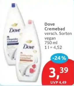 Budni Dove Cremebad vegan Angebot