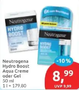 Budni Neutrogena Hydro Boost Aqua Creme oder Gel Angebot