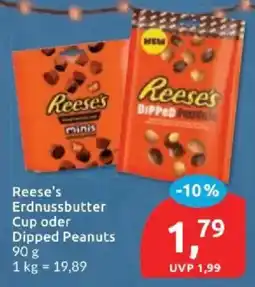 Budni Reese's Erdnussbutter Cup oder Dipped Peanuts Angebot