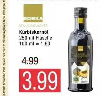 Marktkauf Edeka Genussmomente kürbiskernöl Angebot