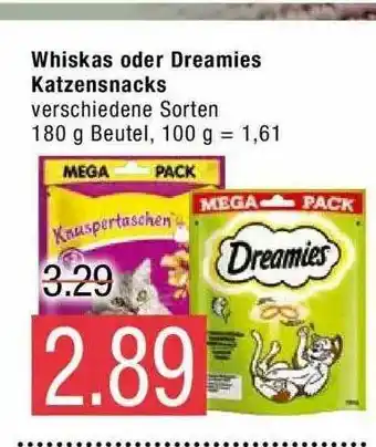 Marktkauf Whiskas Oder Dreamies Katzensnacks Angebot