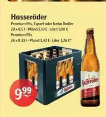 Getränke Hoffmann Hasseröder Angebot