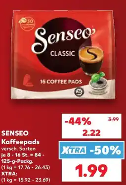 Kaufland SENSEO Kaffee pads Classic Angebot