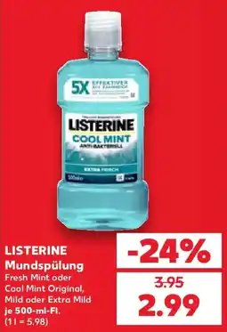Kaufland LISTERINE Mundspülung Angebot