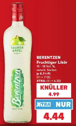 Kaufland BERENTZEN Fruchtiger Likör Angebot