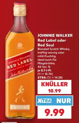Kaufland JOHNNIE WALKER Red Label Angebot