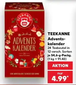 Kaufland TEEKANNE Adventskalender Angebot