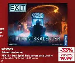 Kaufland KOSMOS Adventskalender »EXIT – Das Spiel: Das versteckte Level« Angebot