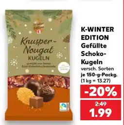 Kaufland Knusper-Nougat KUGELN Angebot