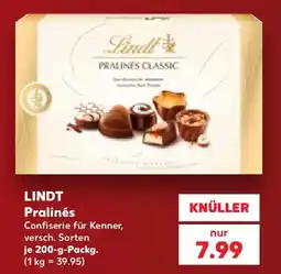 Kaufland Lindt Pralinés Angebot