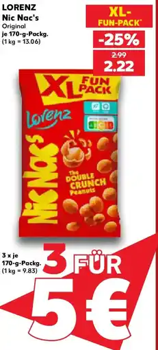 Kaufland Lorenz Nic Nac's Original Angebot