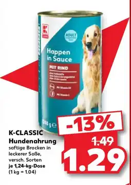 Kaufland K-CLASSIC Hundenahrung Angebot