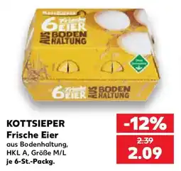 Kaufland KOTTSIEPER Frische Eier Angebot