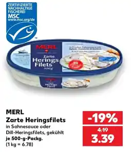 Kaufland MERL Zarte Heringsfilets Angebot