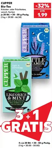 Kaufland CUPPER Bio-Tee Angebot