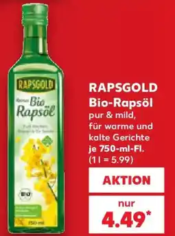 Kaufland RAPSGOLD Bio-Rapsöl Angebot