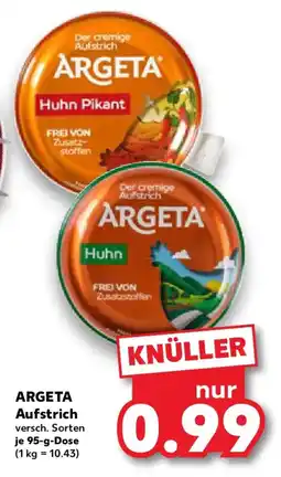Kaufland ARGETA Aufstrich Angebot